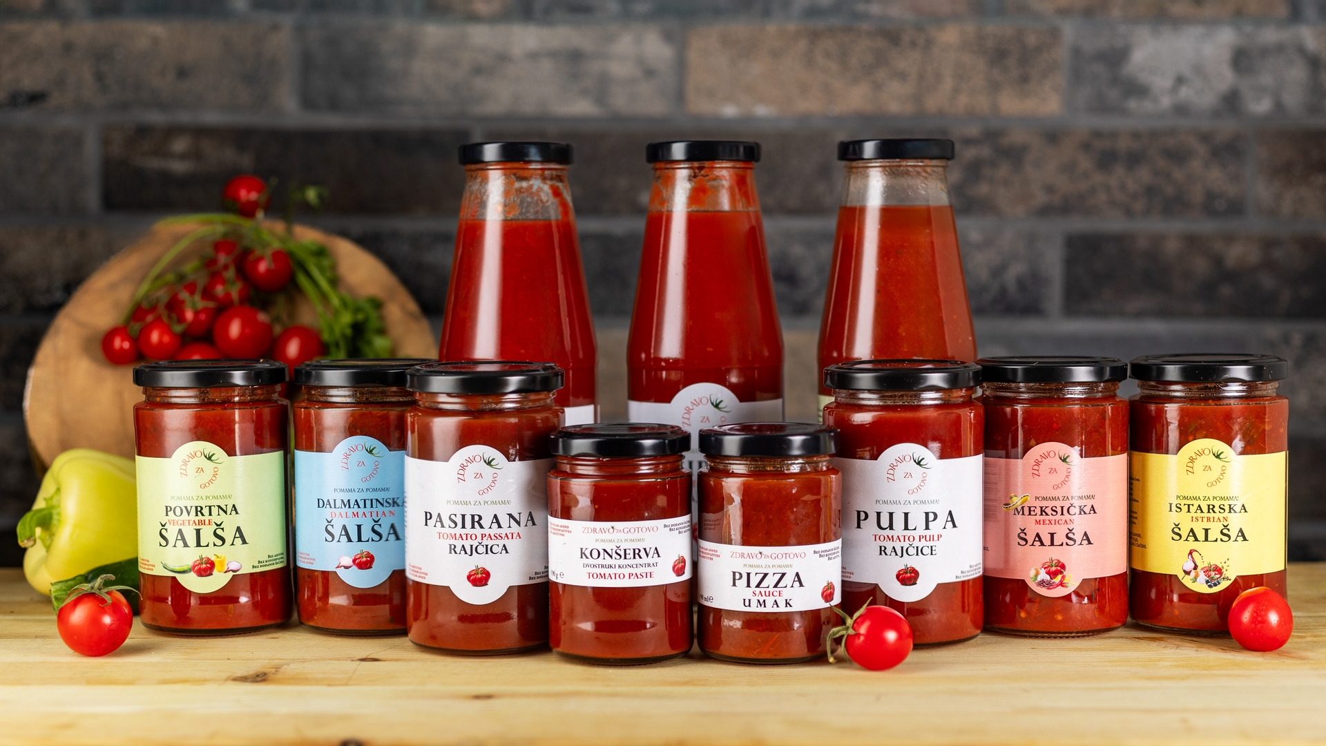 Svi proizvodi Zdravo za gotovo - prirodne rajčice, šalše, pekmezi i juhe