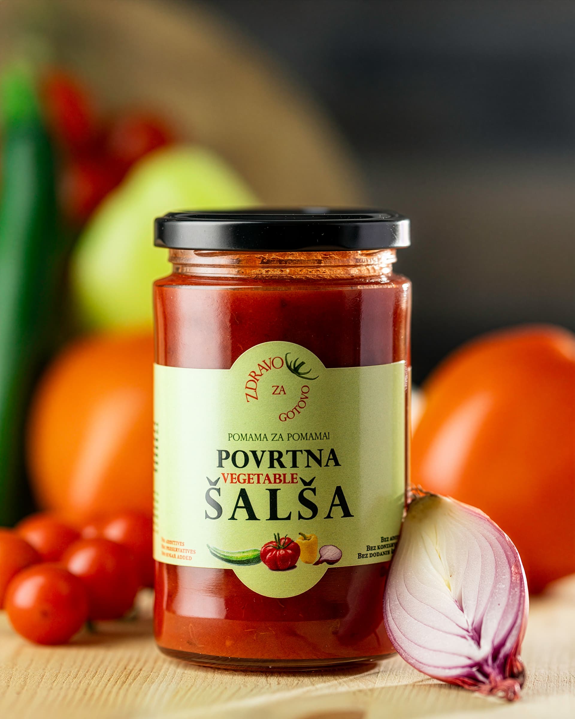 Povrtna salša - svježi povrće